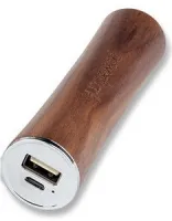 Зовнішня батарея EGGO 2600mAh Natural Wooden (iPhone, iPad, Android) Dark Brown