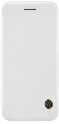 Кожаный чехол (книжка) Nillkin Qin Series для Apple iPhone 7 (4.7") (Белый)