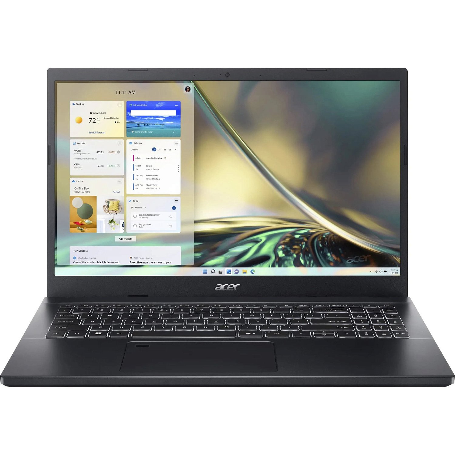 Купить Ноутбук Acer Aspire 7 A715-76G-56WK Black (NH.QMMEX.008) - ITMag