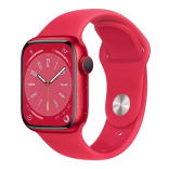 Apple Watch Series 8 GPS 41mm PRODUCT RED Aluminum Case w. PRODUCT RED S. Band - M/L (MNUH3)