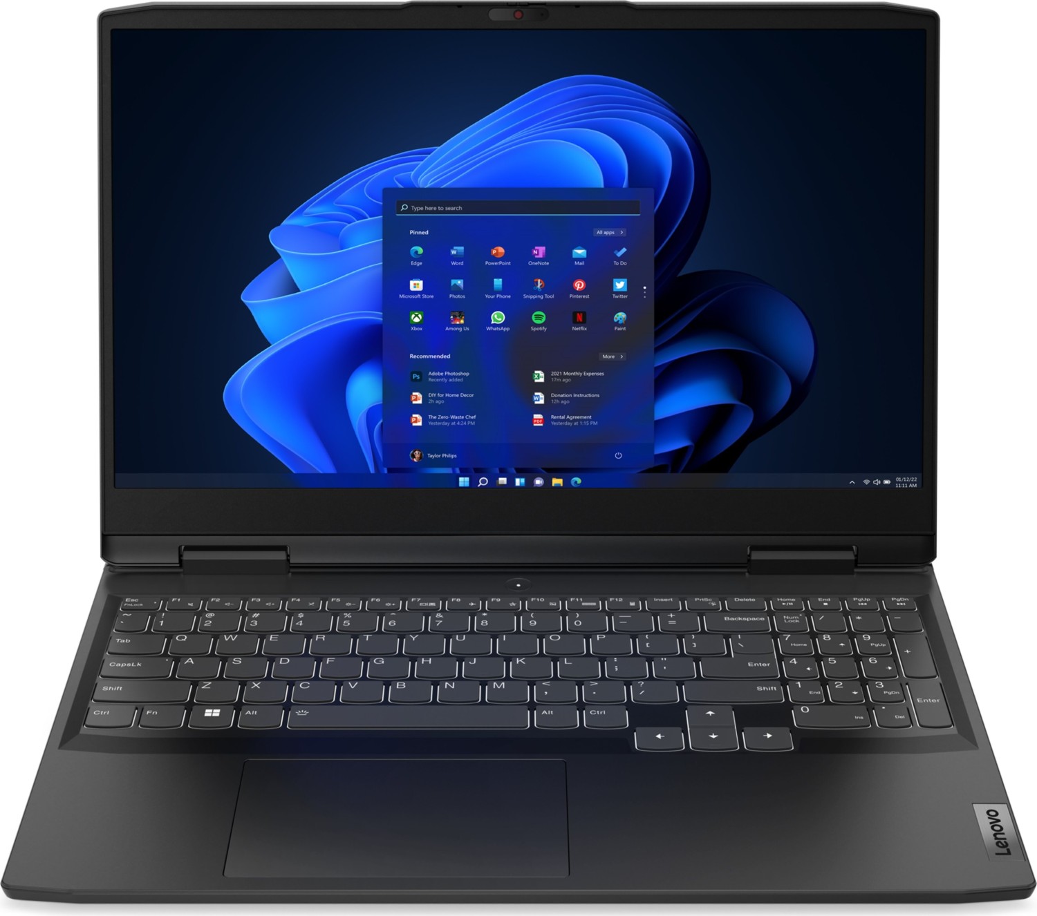 Купить Ноутбук Lenovo IdeaPad Gaming 3 15IAH7 Onyx Gray (82S900TXRA) - ITMag