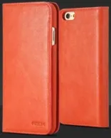 Кожаный чехол (книжка) ROCK Elite Series для Apple iPhone 6/6S (4.7") (Оранжевый / Orange)