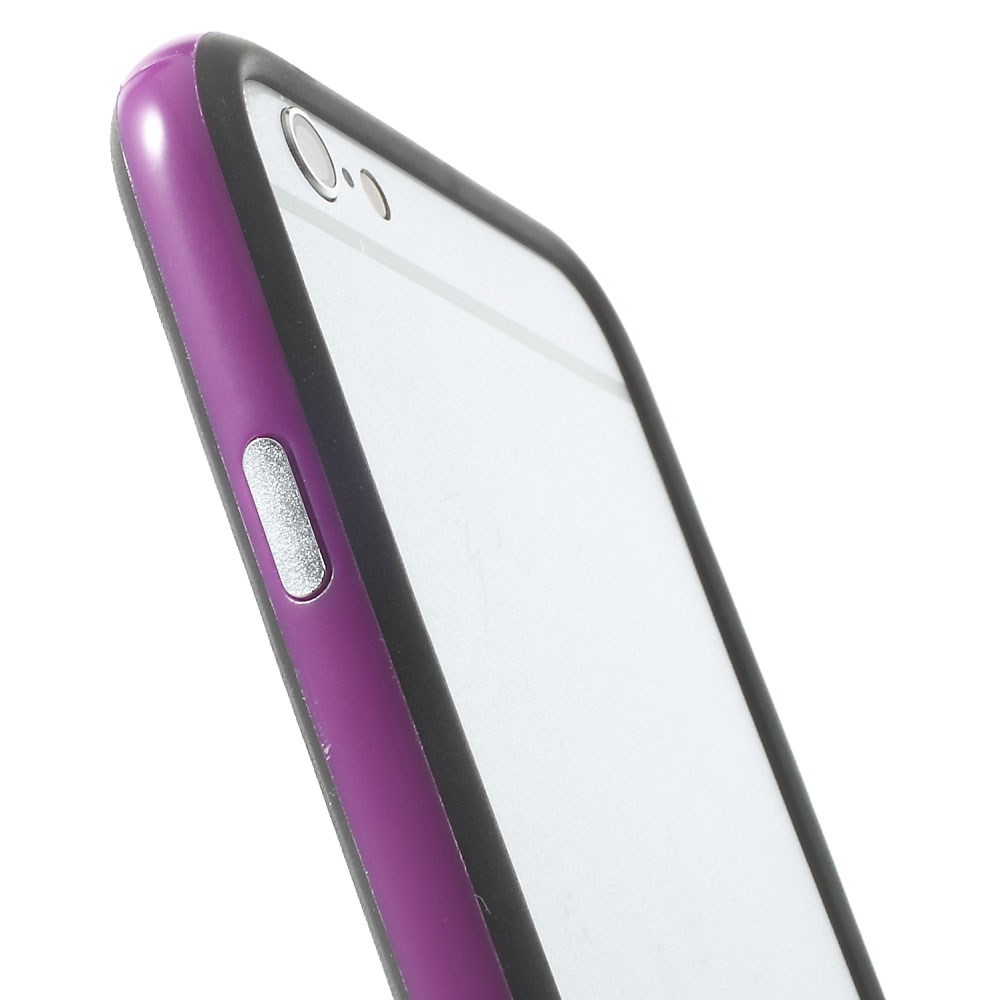 TPU бампер EGGO для iPhone 6/6S - Black / Purple - ITMag