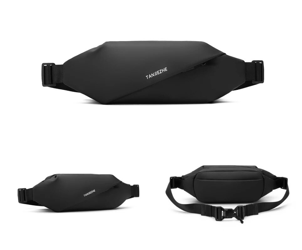 Бананка Xiaomi Tanjiezhe Explorer Functional Waterproof Chest/Waist Bag black (3281707) - ITMag