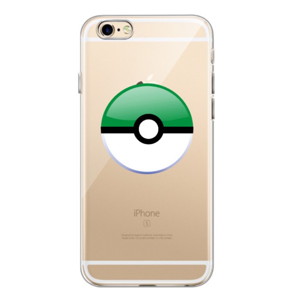 TPU чехол EGGO Pokemon Go Poke Ball для iPhone 6/6S (Green) - ITMag