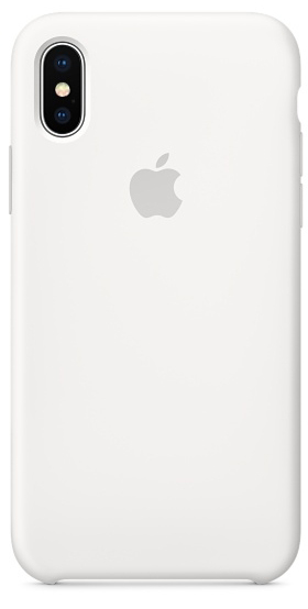 Apple iPhone X Silicone Case - White (MQT22) - ITMag