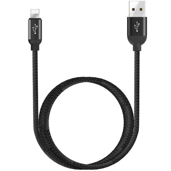 Wiwu Atom Cable Lightning Black (YZ103) - ITMag