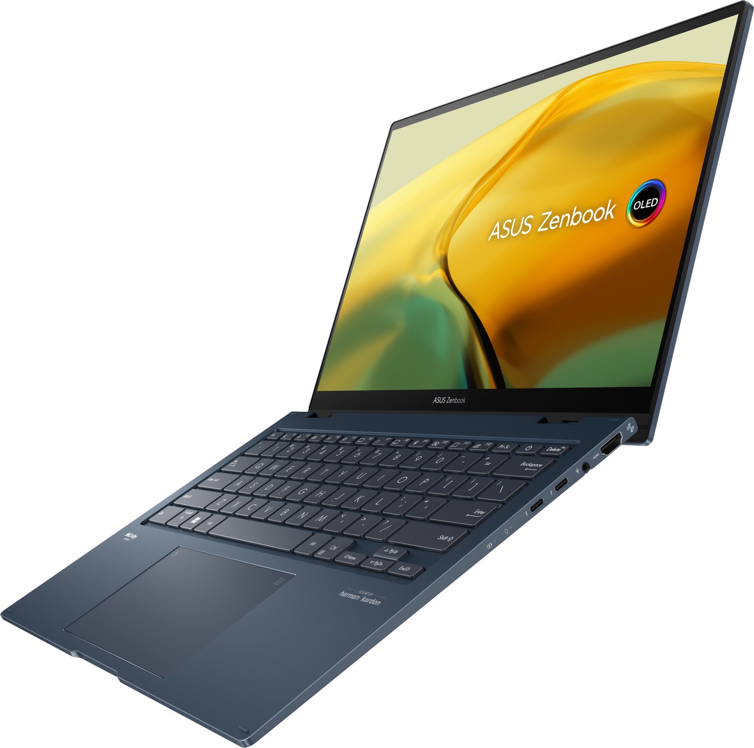 Купить Ноутбук ASUS Zenbook 14 Flip OLED UP3404VA Ponder Blue (UP3404VA-OLED058W) - ITMag