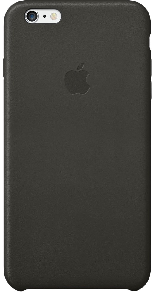 Apple iPhone 6 Plus Leather Case - Black MGQX2 - ITMag
