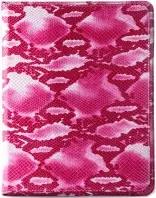 Чехол EGGO Glamour Pink для iPad 2/3/4 (змеиная кожа, розовый)