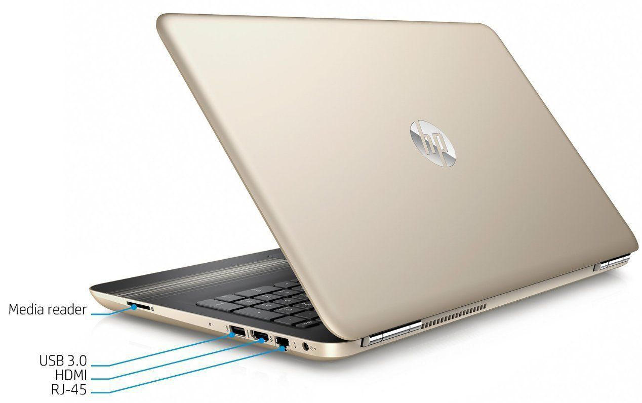 Купить Ноутбук HP Pavilion 15-au033ur (X8N50EA) Gold - ITMag