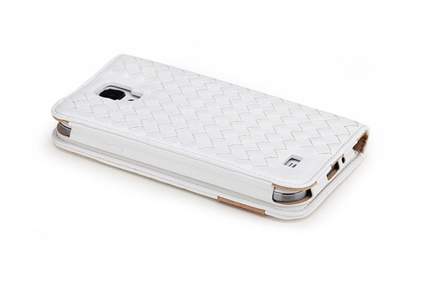Чехол (книжка) Rock Weaver Series для Samsung i9500 Galaxy S4 (Белый / White) - ITMag