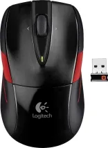 Logitech M525 Wireless Mouse (Black/Red)