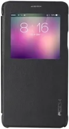 Кожаный чехол (книжка) Rock Uni Series для Samsung N910S Galaxy Note 4 (Черный / Black)