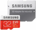 Карта памяти Samsung 32 GB microSDHC Class 10 UHS-I EVO Plus + SD Adapter MB-MC32GA