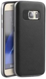 Чехол iPaky TPU+PC для Samsung G930F Galaxy S7 (Черный / Серый)