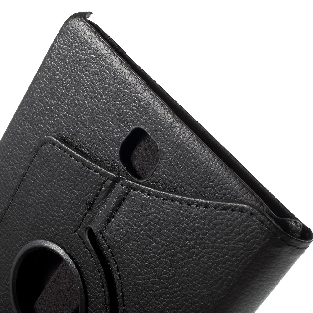 Чехол EGGO для Samsung Galaxy Tab A 8.0 T350/T355 (кожа, черный, поворотный) - ITMag