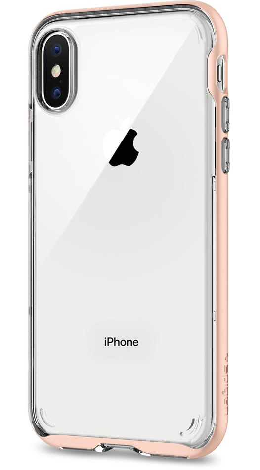 Spigen Case Neo Hybrid Crystal for iPhone X Blush Gold (057CS22173) - ITMag