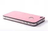 Пленка защитная EGGO iPhone 4/4S Crystalcover pink BackSide (розовая, перламутровая)