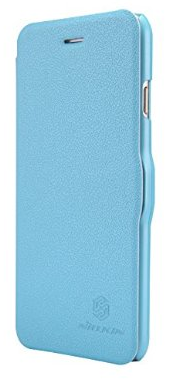 Кожаный чехол (книжка) Nillkin Fresh Series для Apple iPhone 6 Plus/6S Plus (Голубой) - ITMag