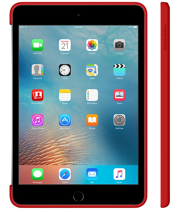 Apple iPad mini 4 Silicone Case - (PRODUCT) RED MKLN2 - ITMag