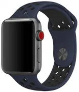 Ремешок Apple Watch Sport Nike+ 42 mm/44 mm (midnight blue/black)