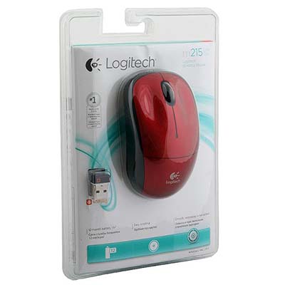 Logitech M215 Wireless Mouse (Red) - ITMag