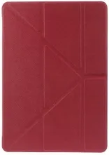 Чехол EGGO для iPad Air 2 Cross Texture Origami Stand Folio - Red