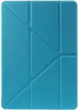 Чехол EGGO для iPad Air 2 Cross Texture Origami Stand Folio - Blue