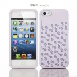 Силиконовый чехол iMobile Impression Laser Series для Apple iPhone 5/5S (Jennifer / Purple)