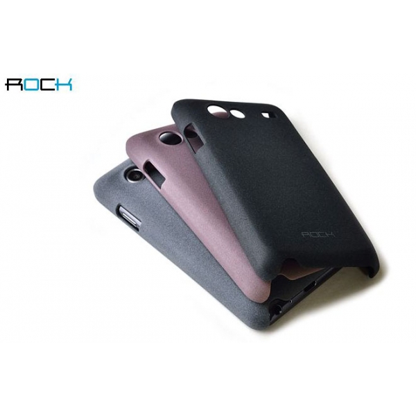 Пластиковая накладка ROCK Quicksand для Samsung Galaxy S Advance i9070 (черная) - ITMag