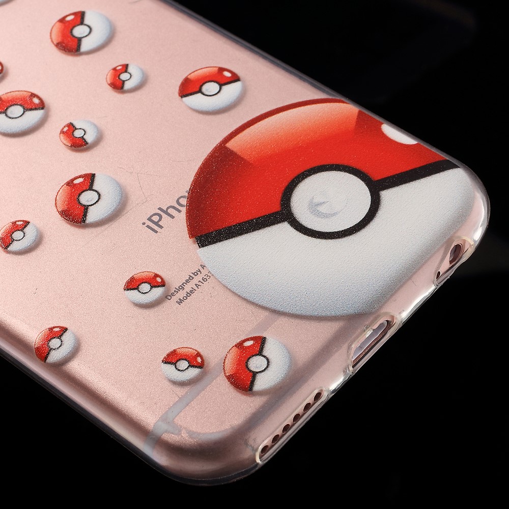 TPU чехол EGGO Pokemon Go для iPhone 6 Plus/6S Plus (Poke Balls (прозрачный)) - ITMag