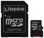 Kingston 64 GB microSDXC Class 10 UHS-I Canvas Select + SD Adapter SDCS/64GB