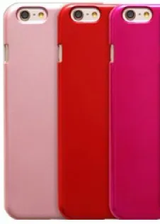 TPU чехол Mercury iJelly Metal series для Apple iPhone 6/6s (4.7") (Красный) - ITMag