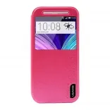 Чехол USAMS Merry Series for HTC One M8 Smart Leather Stand Pink