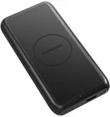 RAVPower 10000mAh Wireless Charging Power Bank, 5W  Android, 5W iPhone (RP-PB081)