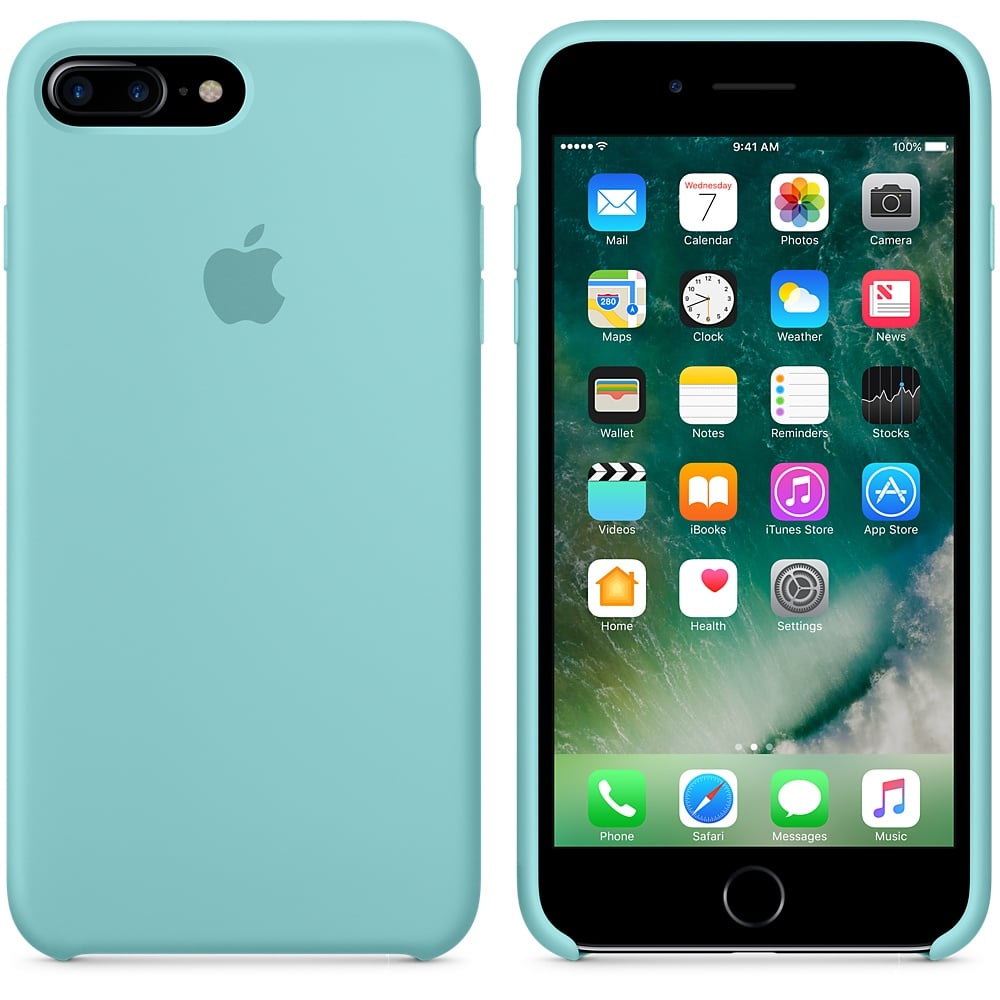 Apple iPhone 7 Plus Silicone Case - Sea Blue MMQY2 - ITMag