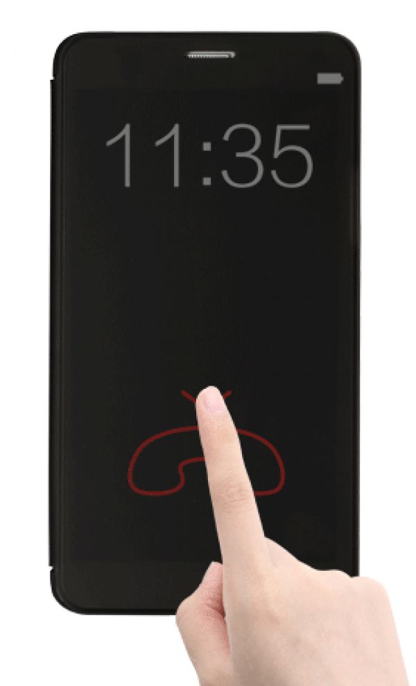 Крышка-книжка Rock DR.V Series для Samsung N910H Galaxy Note 4 (Черный / Black) - ITMag
