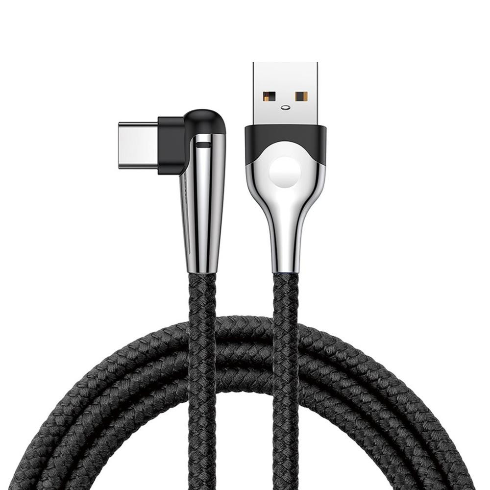 Кабель Baseus MVP Mobile game Cable USB For Type-C 3A 1M Black (CATMVP-D01) - ITMag