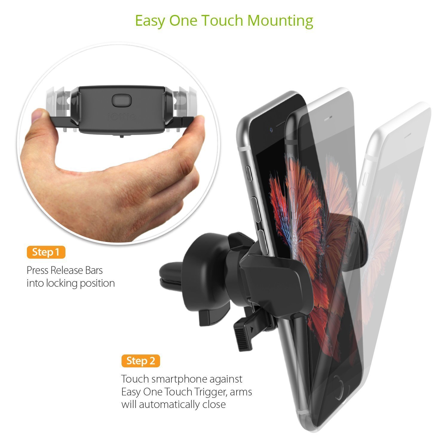 iOttie Easy One Touch Mini Air Vent Mount (HLCRIO124) - ITMag