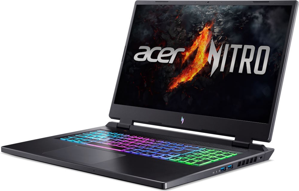 Купить Ноутбук Acer Nitro 17 AN17-42-R58U Obsidian Black (NH.QSCEU.003) - ITMag
