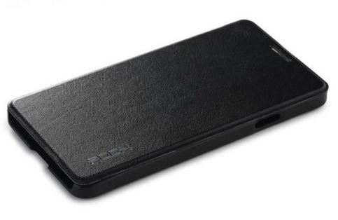 Кожаный чехол (книжка) Rock Uni Series для Samsung G850F Galaxy Alpha (Черный / Black) - ITMag