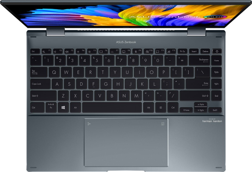 Купить Ноутбук ASUS ZenBook 14 Flip OLED UP5401EA Pine Gray (UP5401EA-DS59T-CA) - ITMag