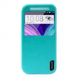 Чехол USAMS Merry Series for HTC One M8 Smart Leather Stand Cyan