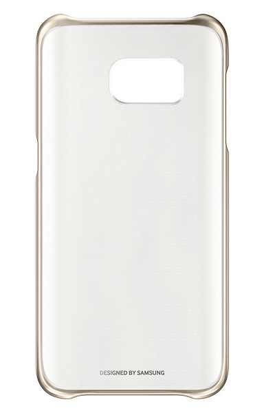 Samsung Clear Cover Galaxy S7 Gold (EF-QG930CFEGRU) - ITMag