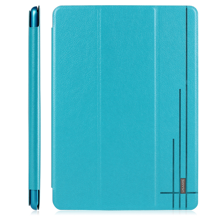 Чехол USAMS Starry Sky Series for iPad Air Smart Tri-fold Leather Cover Blue - ITMag