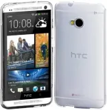 TPU чехол EGGO для HTC One / M7 (Бесцветный (прозрачный))