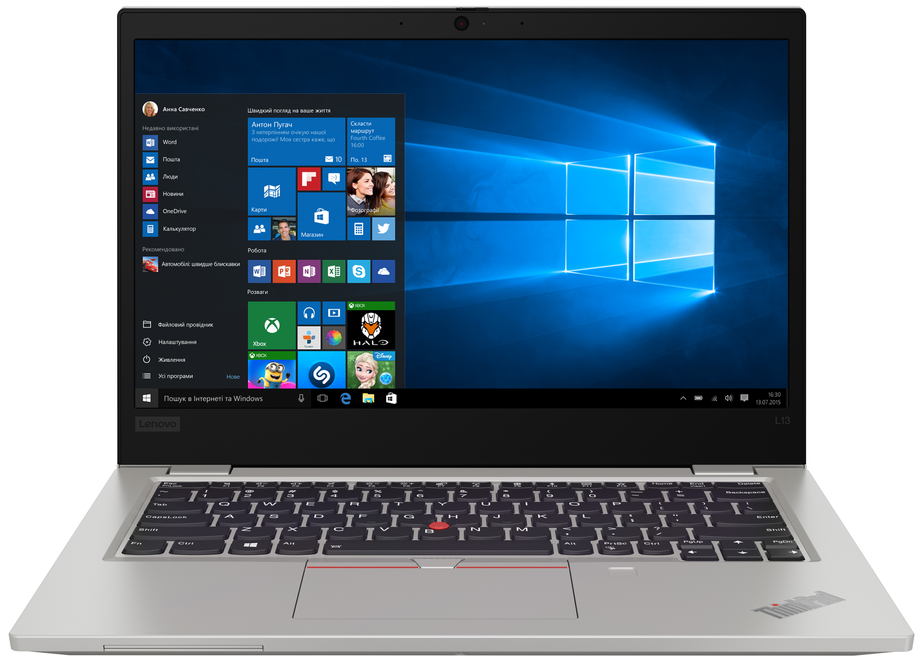 

Lenovo ThinkPad L13 Silver (20R30006RT)