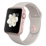 Apple Watch Sport 42mm Rose Gold Aluminum Case with Stone Sport Band (MLC62)