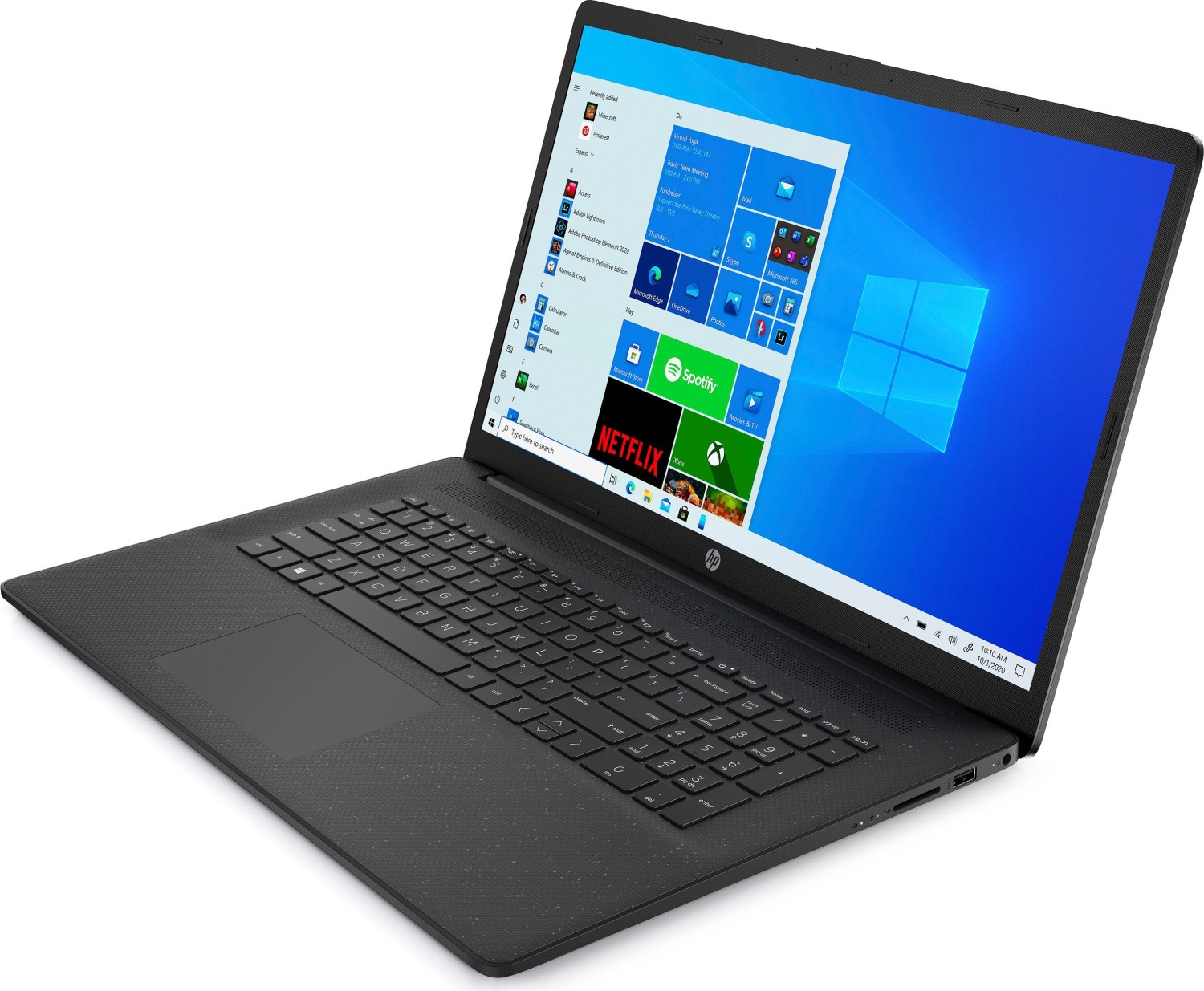 Купить Ноутбук HP 17-cp0016ua Black (423M0EA) - ITMag